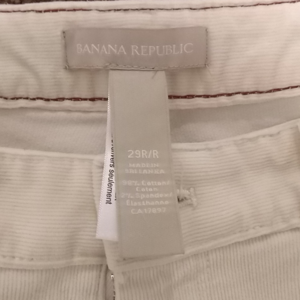 Banana Republic cords - Cream Colored - Picture 2 of 9